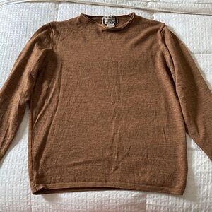 Henri Bendel Tan Crewneck Sweater